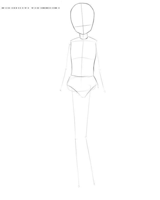 如何一步一步画一个动漫女孩