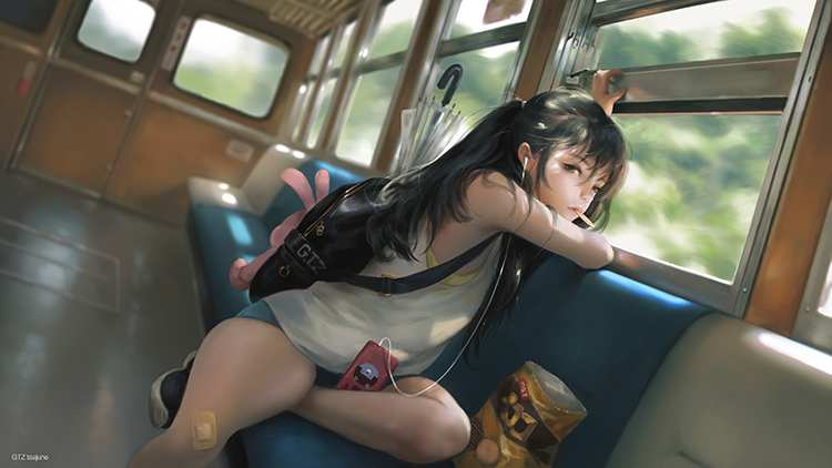 画师GTZ taejune高清绘画视频教程 附带作品集笔刷预设等资源